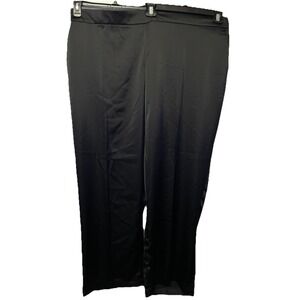 The Limited Plus Sz 4x Satin Wide Leg Pants Holiday Party Event New Year